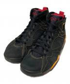 NIKEナイキ）の古着「AIR JORDAN 7 RETRO / ハイカットスニーカー」｜ブラック×イエロー