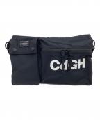 PORTER×COMME des GARCONSポーター×コムデギャルソン）の古着「ショルダーバッグ」｜ブラック