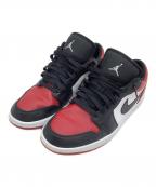 NIKEナイキ）の古着「NIKE　Air Jordan 1 Low "Bred Toe"」｜ホワイト×レッド