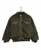 MAISON SPECIALメゾンスペシャル）の古着「MA-1 Mix Prime-Over Puffer Jacket」｜グリーン