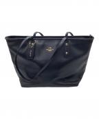COACHコーチ）の古着「トートバッグ」｜ネイビー
