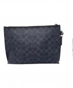 COACHコーチ）の古着「クラッチバッグ」｜ネイビー