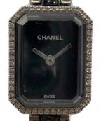 CHANELシャネル）の古着「プルミエール リストウォッチ」｜ブラック