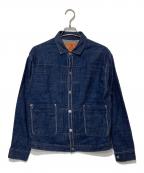 TCB jeansティーシービー ジーンズ）の古着「PLEATED BLOUSE」｜インディゴ