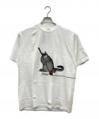 crazy shirtsクレイジーシャツ）の古着「90S USA製プリントTシャツ」｜ホワイト