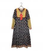 SZ Blockprintsエスゼットブロックプリント）の古着「Jodhpur Dress」｜ネイビー